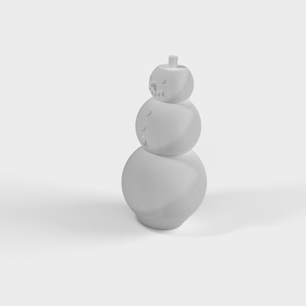 Muñeco de nieve modular personalizable