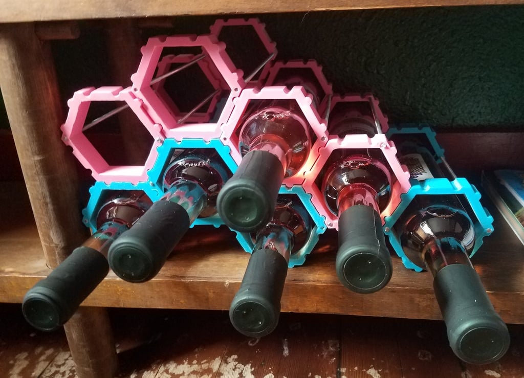 Estante modular para botellas de vino para botellas de 375 ml