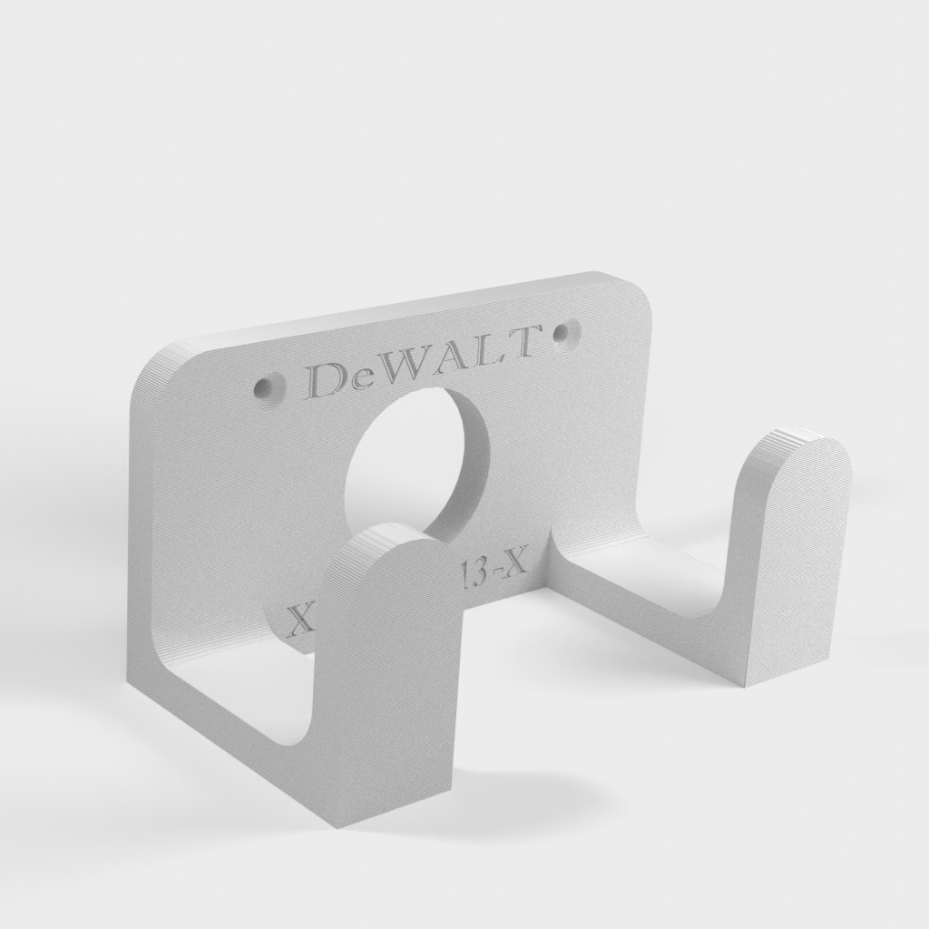 Soporte de pared para taladro y destornillador de impacto Dewalt XR de 18 V