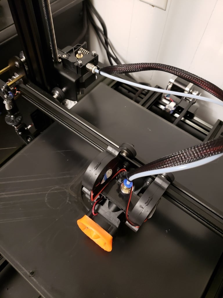 Soporte de actualización para Geeetech A10/A30: Soporte para Hotend E3D V6 y ventilador Dual 5015