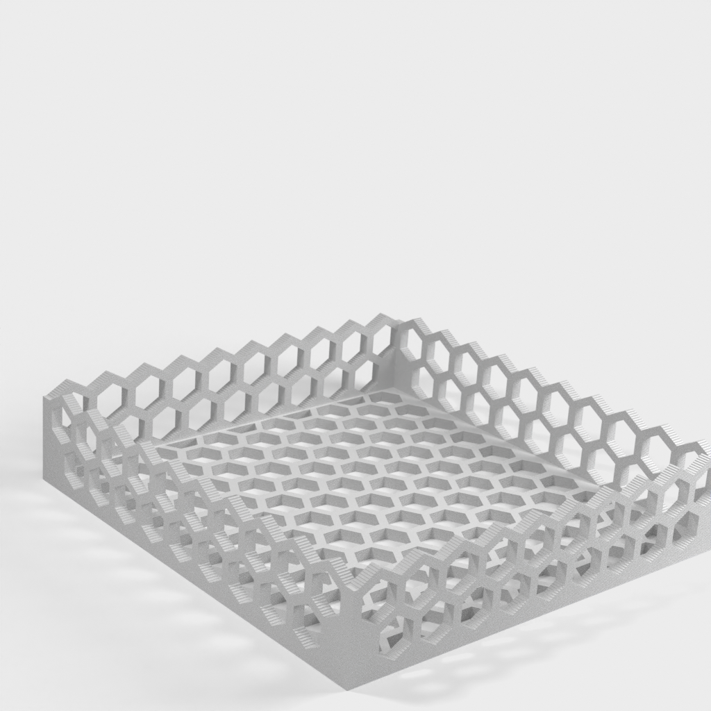 Bandejas/cajas hexagonales en forma de panal en diferentes tamaños