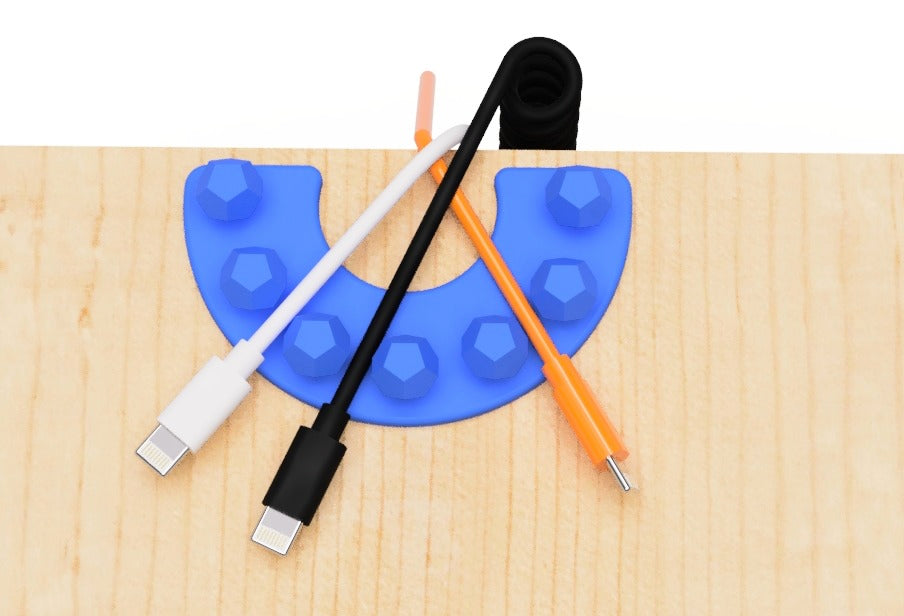Soporte de cable USB (Dodecaedro regular)