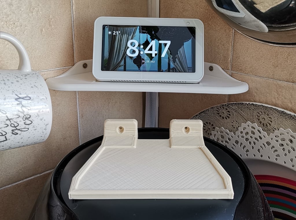 Práctico estante de pared para Amazon Echo Show 5