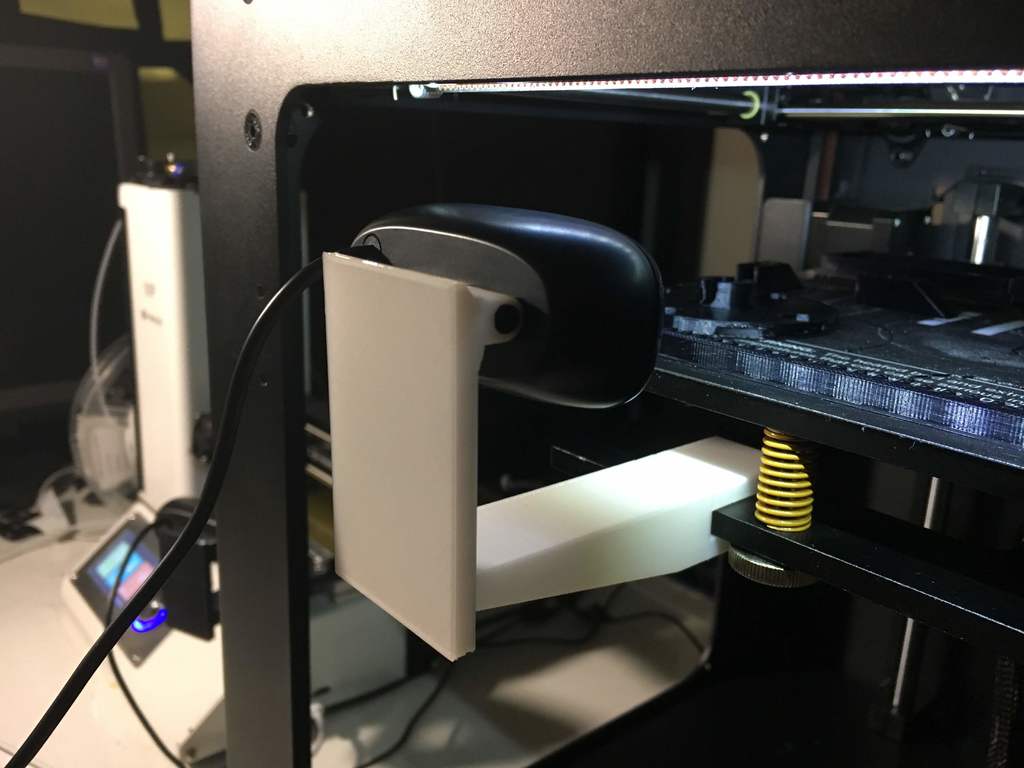 Soporte de cámara Web (Logitech c270) para Monoprice Maker Ultimate (Duplicator 6)