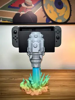 Soporte elegante para cohetes para Nintendo Switch OLED/Clásico