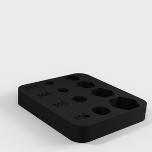 Práctico clasificador de pernos para pernos M3-M6