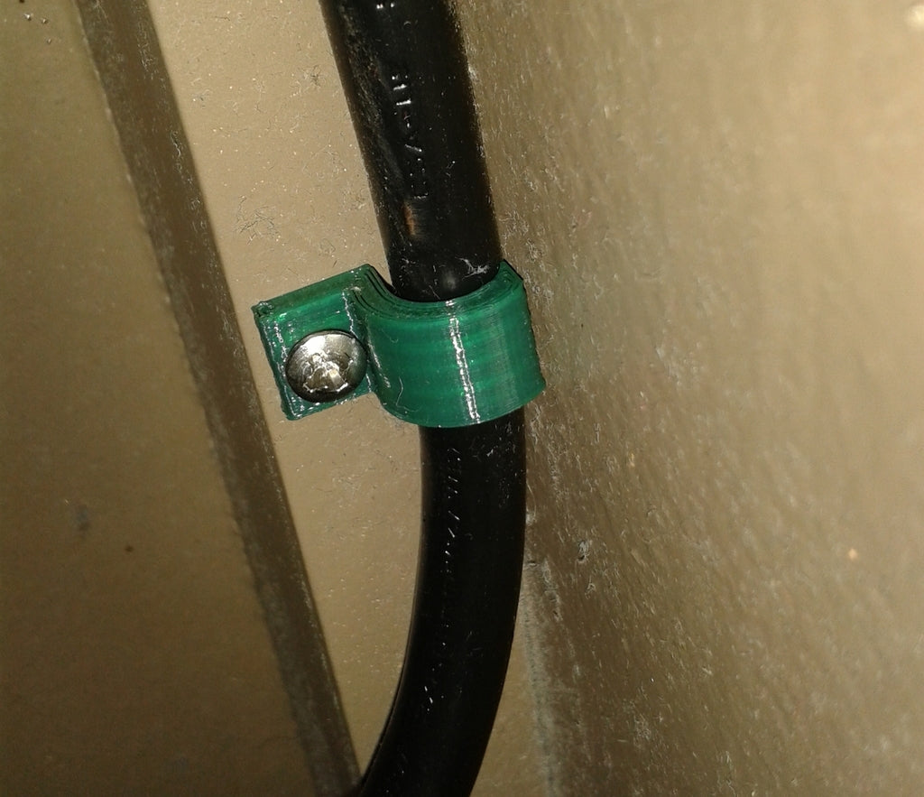 Abrazadera de cable paramétrica (plana y de esquina)