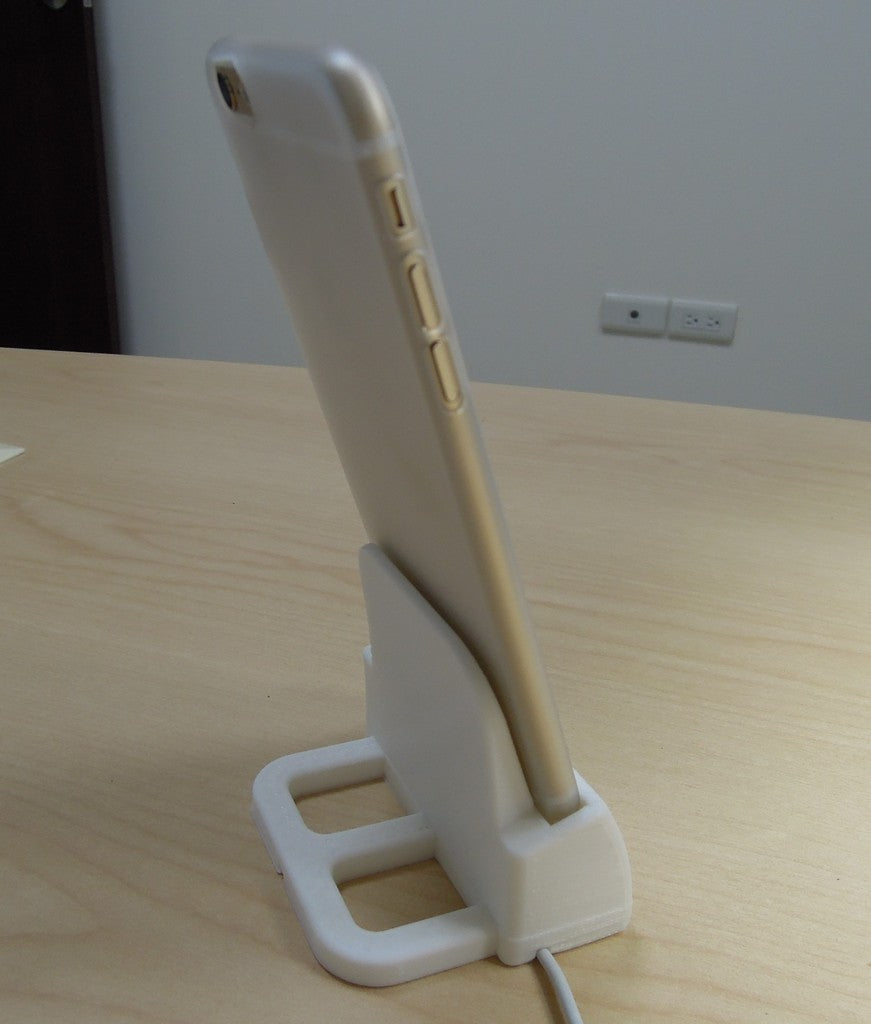 Base de carga para iPhone6 y 6 Plus con bocina de altavoz y cableado ajustable