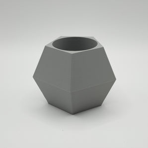 Moderne femkantet vase til små blomster