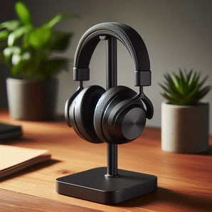 Soportes modernos para el almacenamiento de auriculares