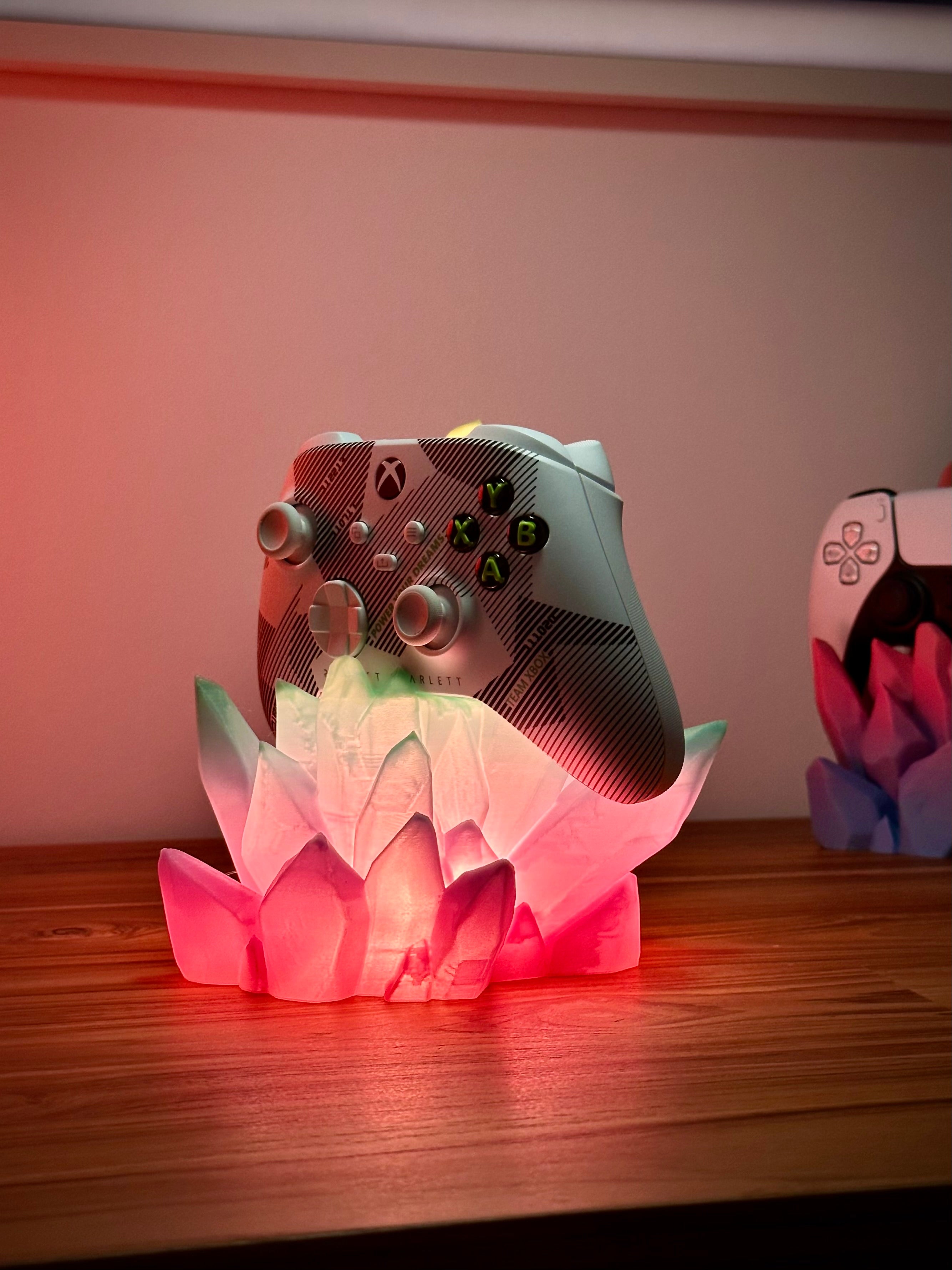 Soporte para mando Crystal con iluminación LED