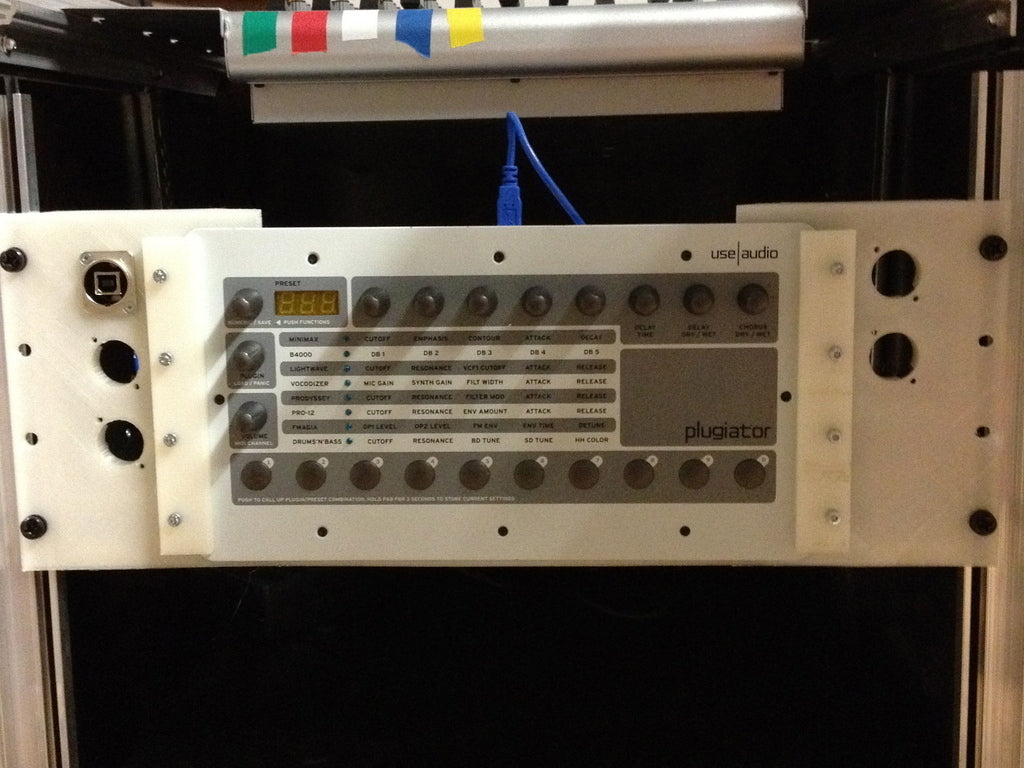 Montaje en rack de 19 pulgadas para Use Audio Plugiator