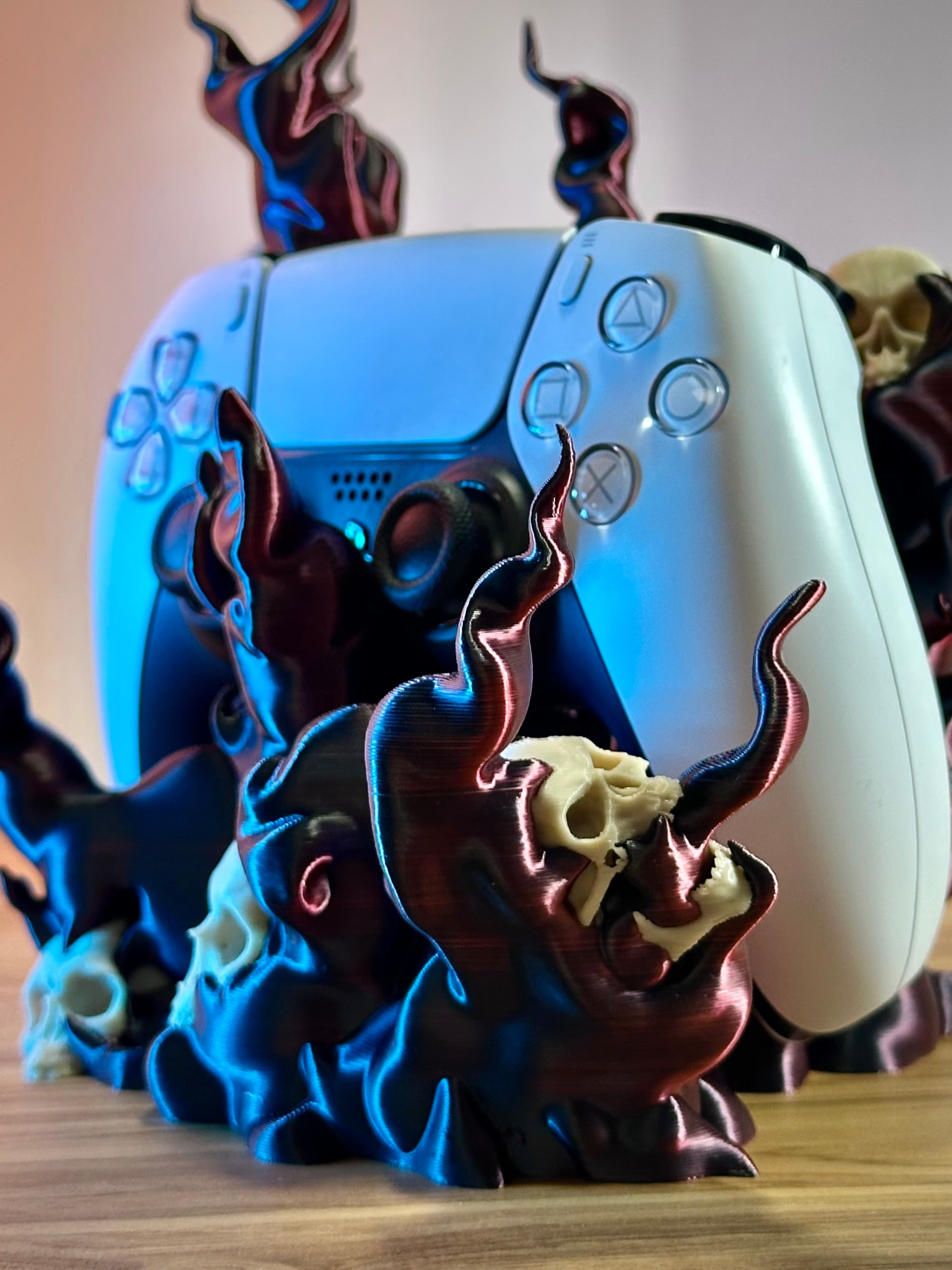 Soporte de controlador Calavera para PS5 Xbox Switch