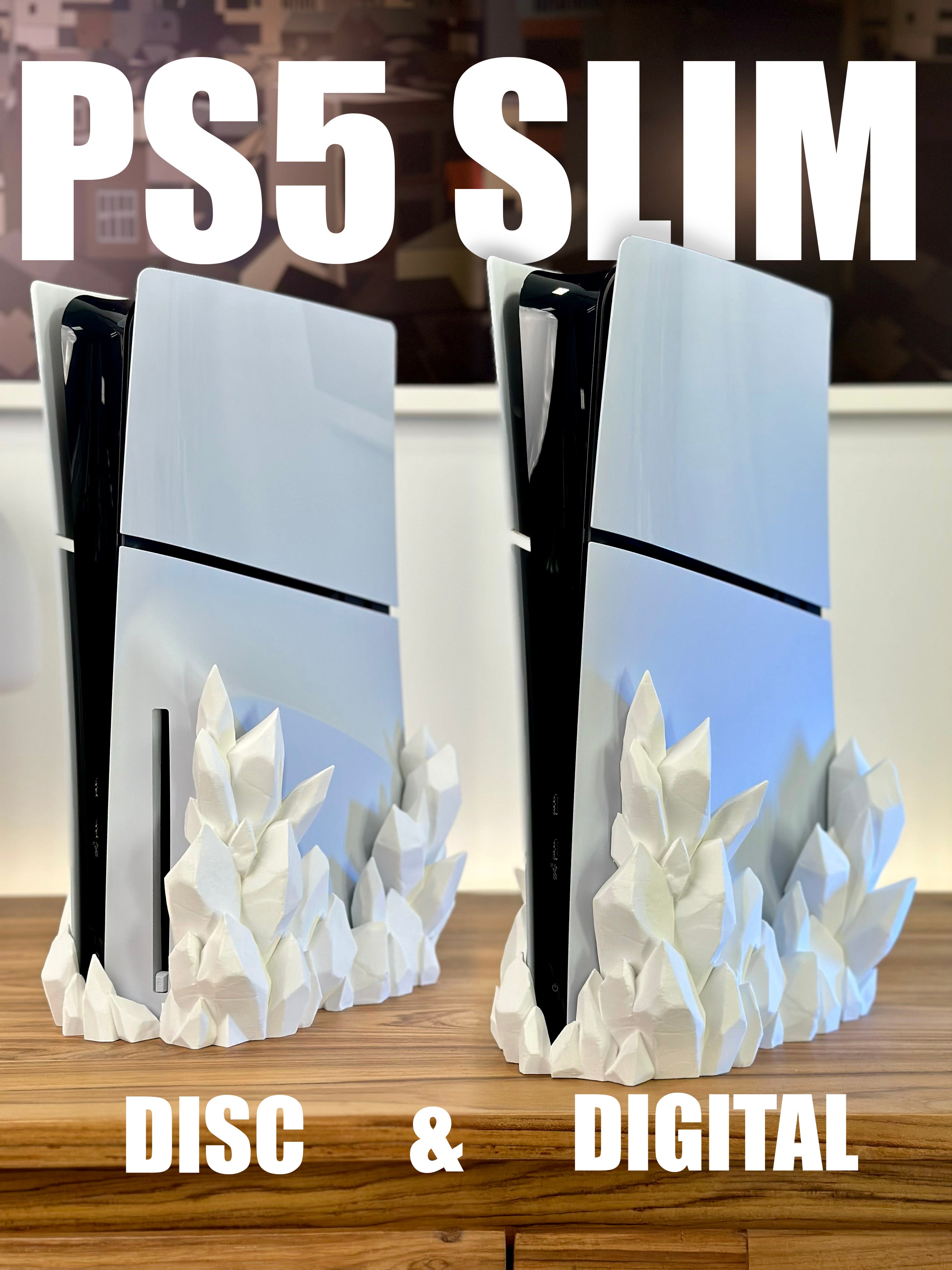 Soporte de cristal para PS5 Slim Digital y de Disco