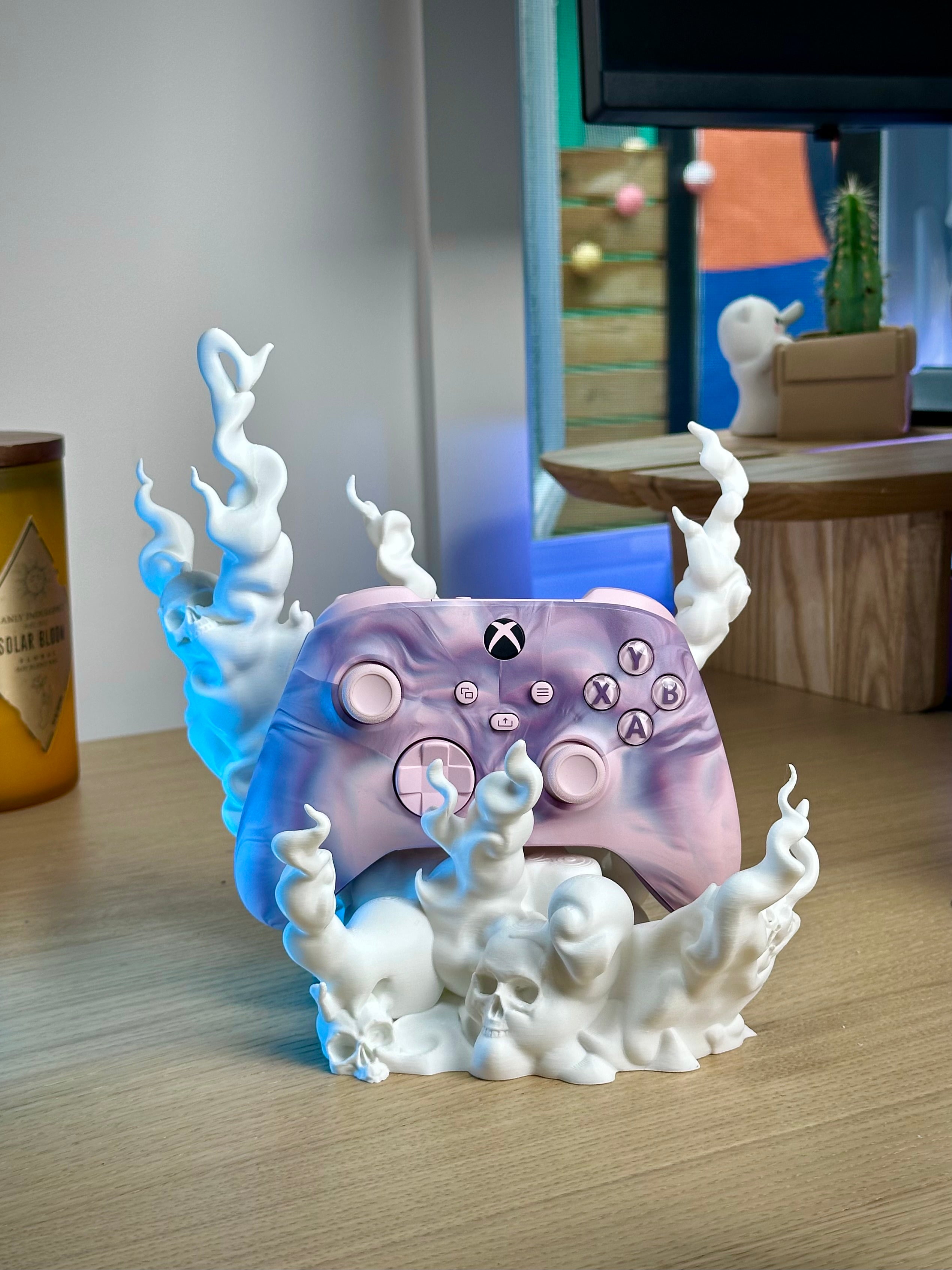 Soporte de controlador Calavera para PS5 Xbox Switch
