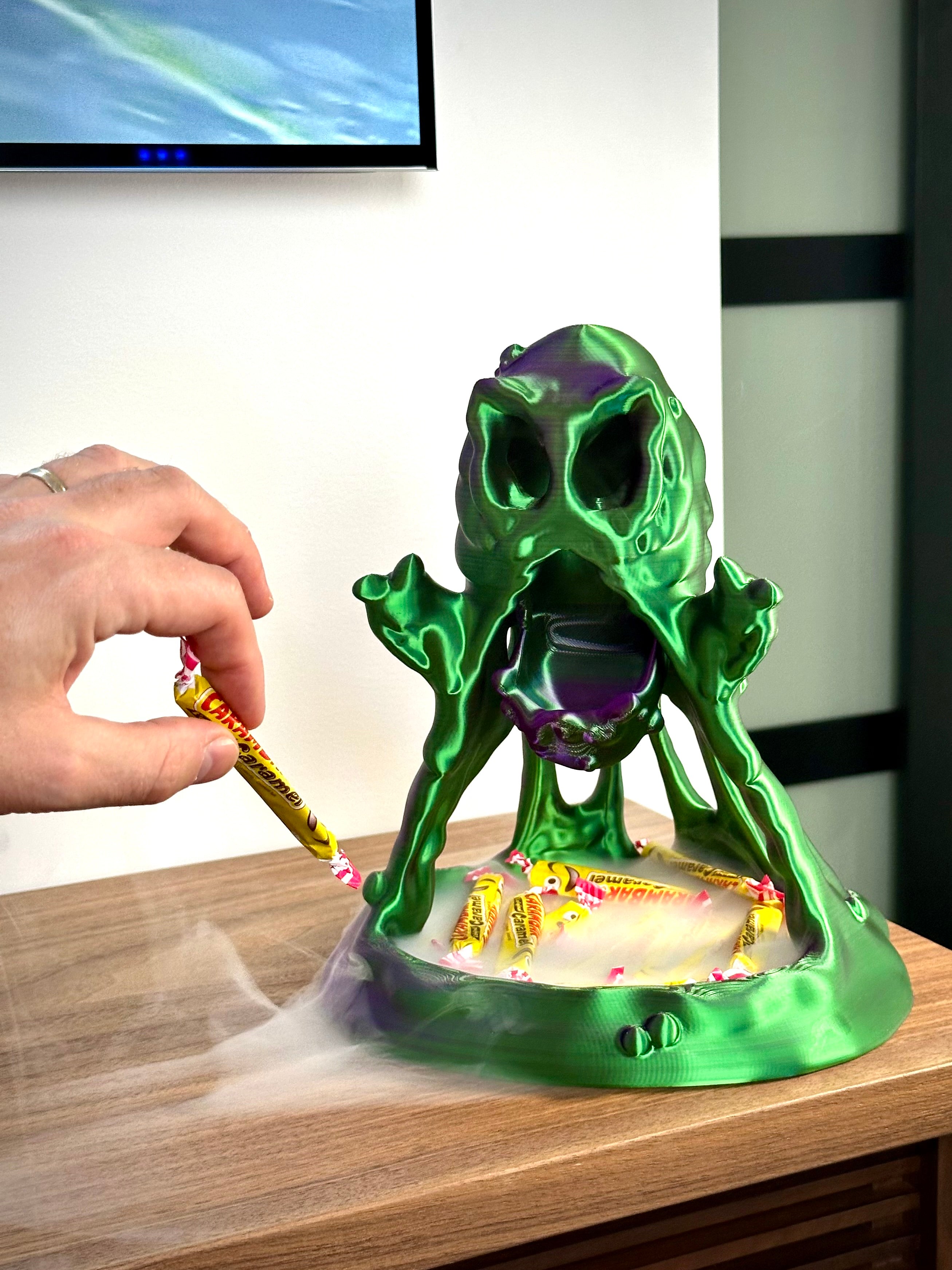 Tazón Monstruo de Slime para dulces y almacenamiento