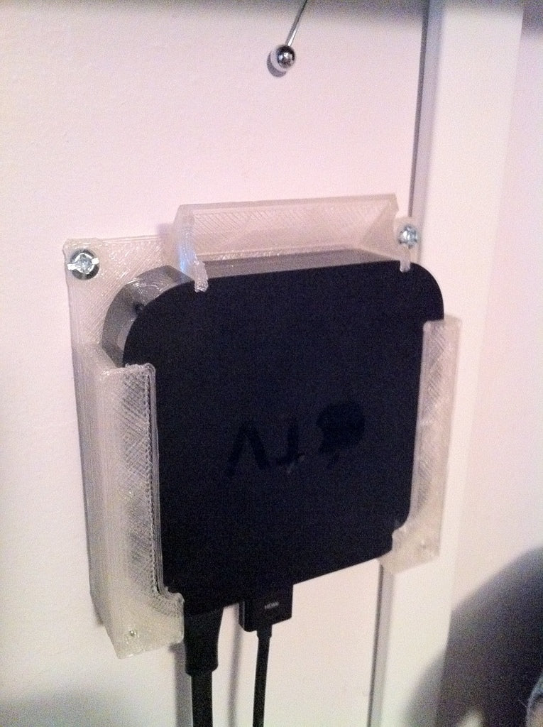 Reflector para Apple TV 2/3 para soporte de pared vertical