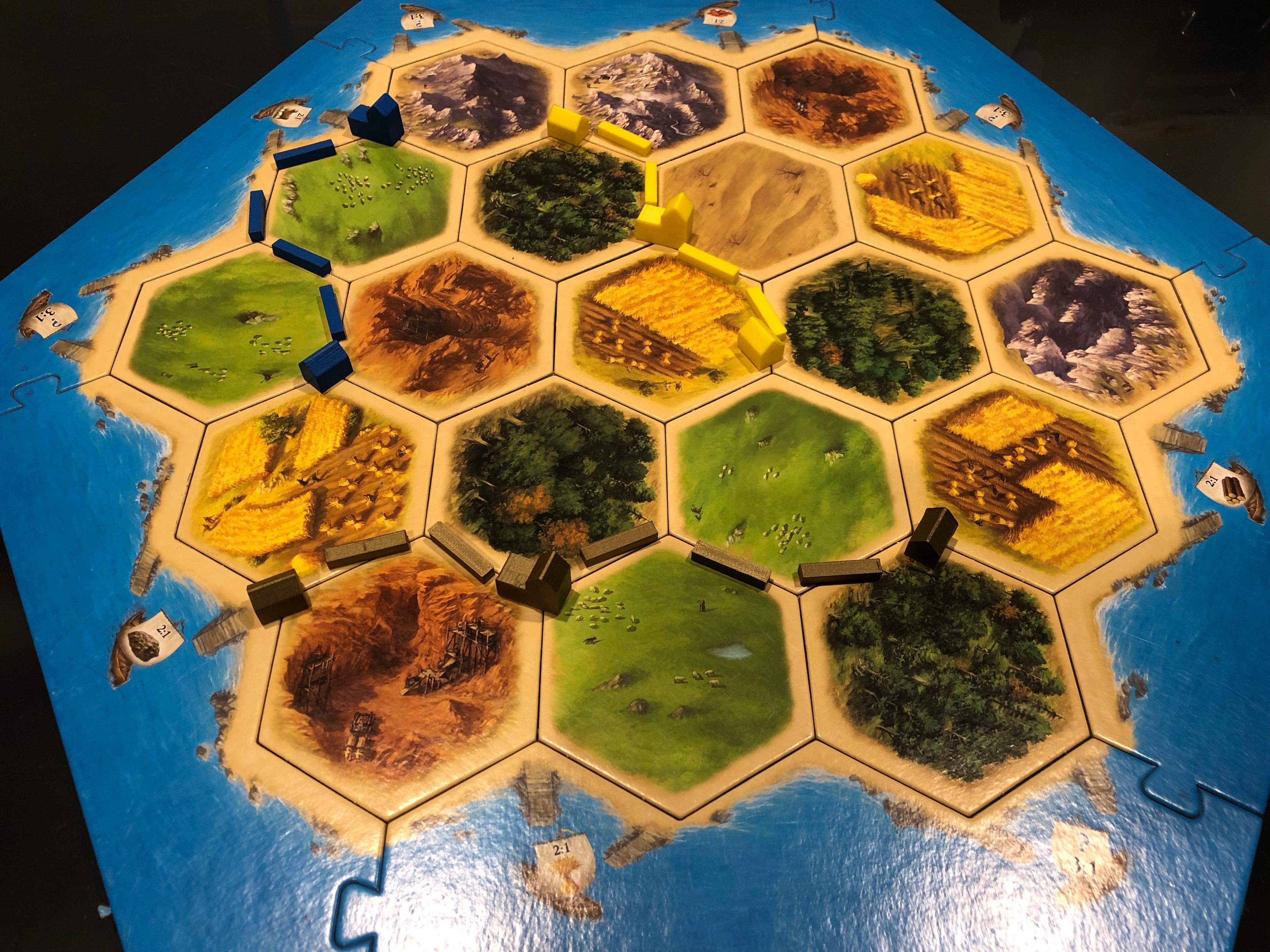 Juego de elementos de construcción de Catan