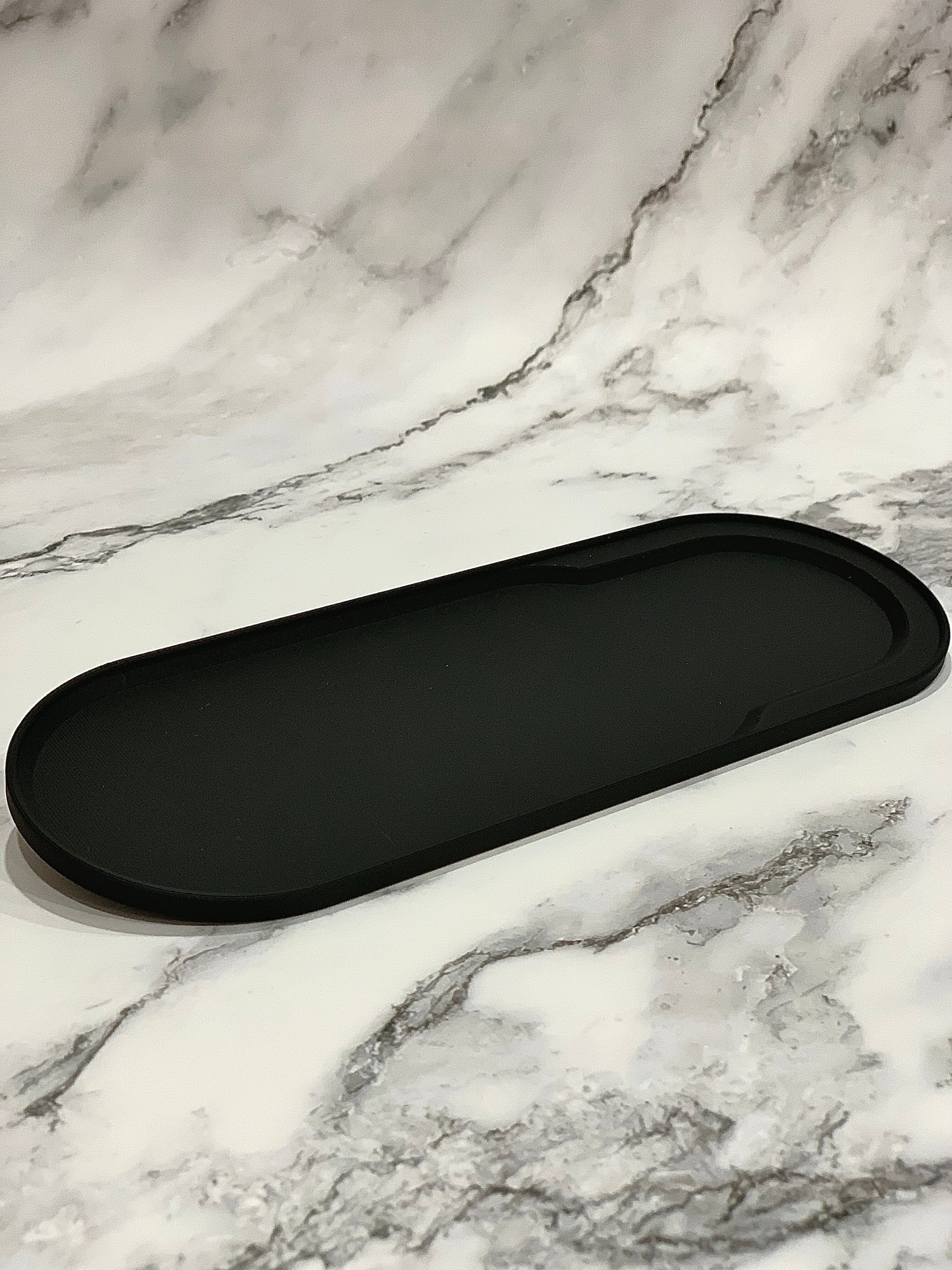 Organizador de baño modular con soportes para cepillos de dientes, hisopos y almohadillas de maquillaje