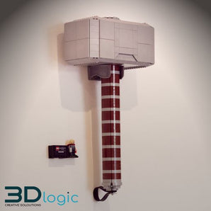 Soporte de pared para el Mjolnir de Thor de LEGO 76209