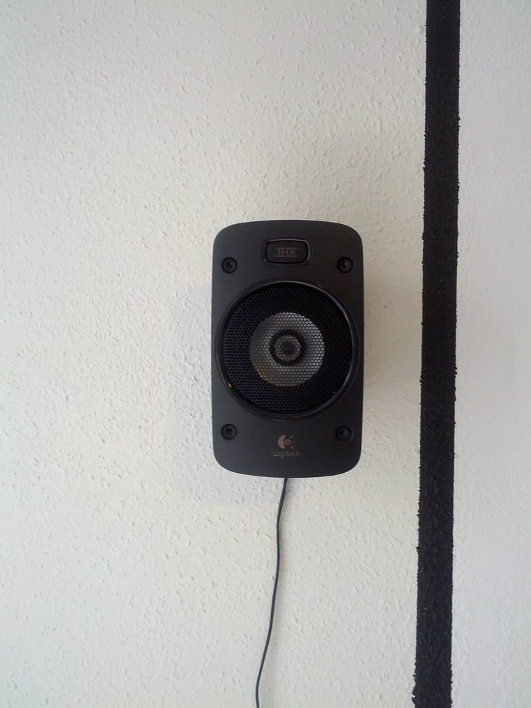 Soporte de pared para Logitech Z906 5.1 Speaker System
