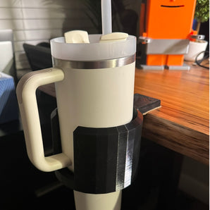 Soporte para vasos con abrazadera para escritorio: ideal para vasos Yeti y Stanley