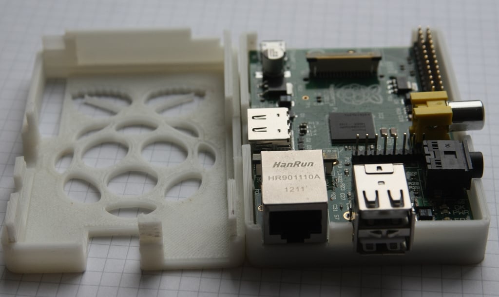Caja Raspberry Pi con dimensiones exactas y mejoras