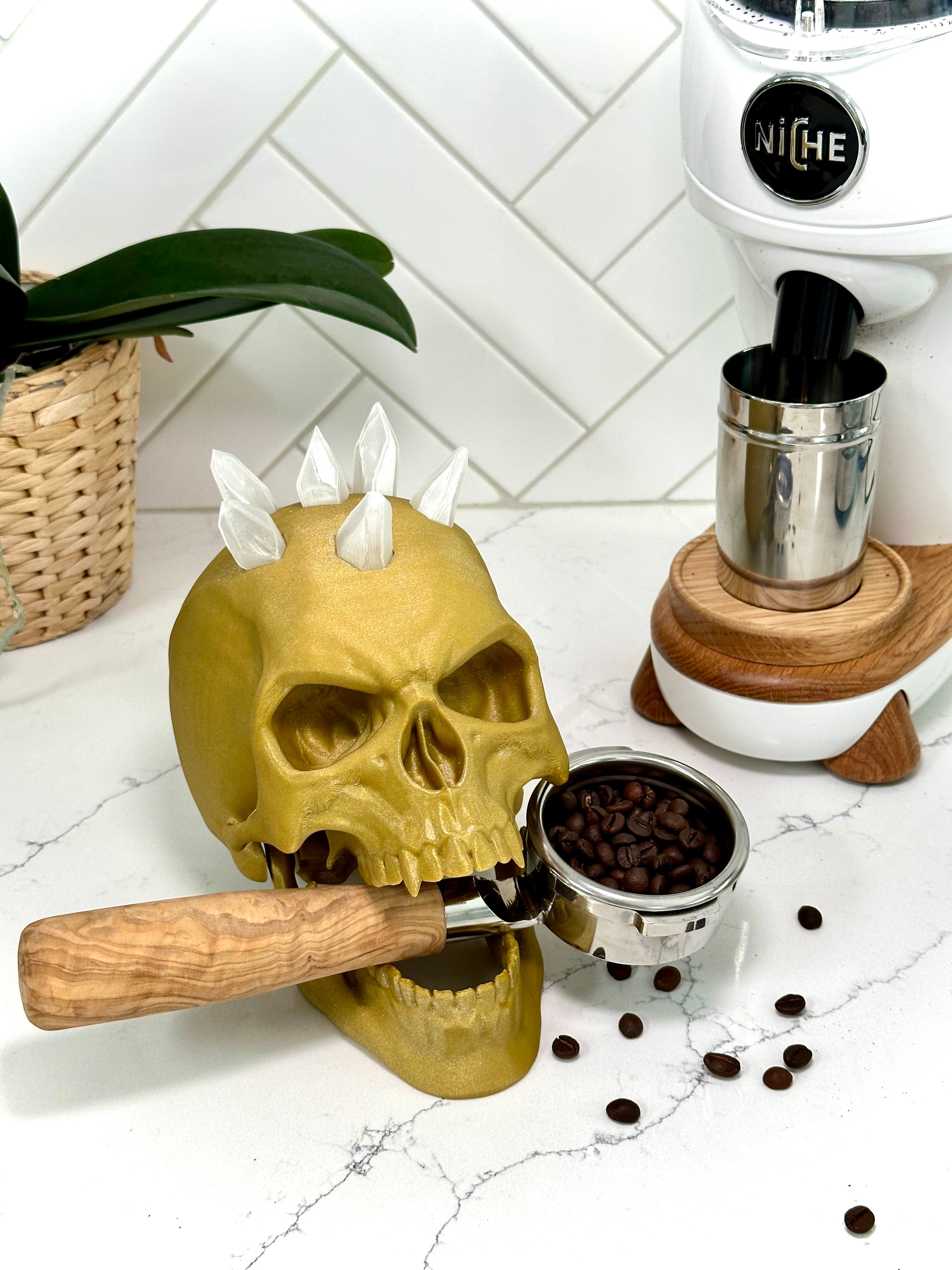 Calaveras articuladas para decoración de Halloween