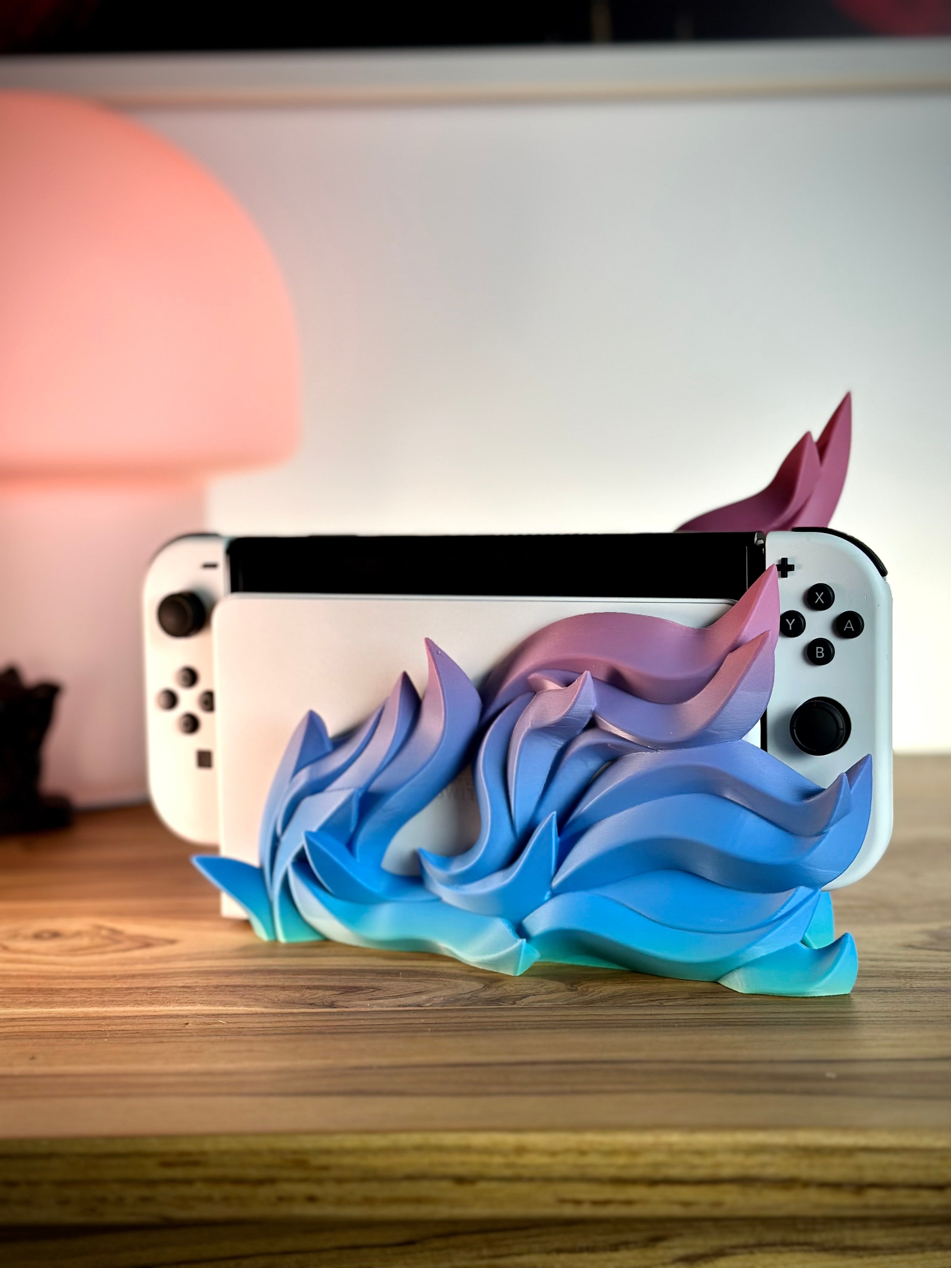 Base de llama elegante para Switch OLED/Clásico
