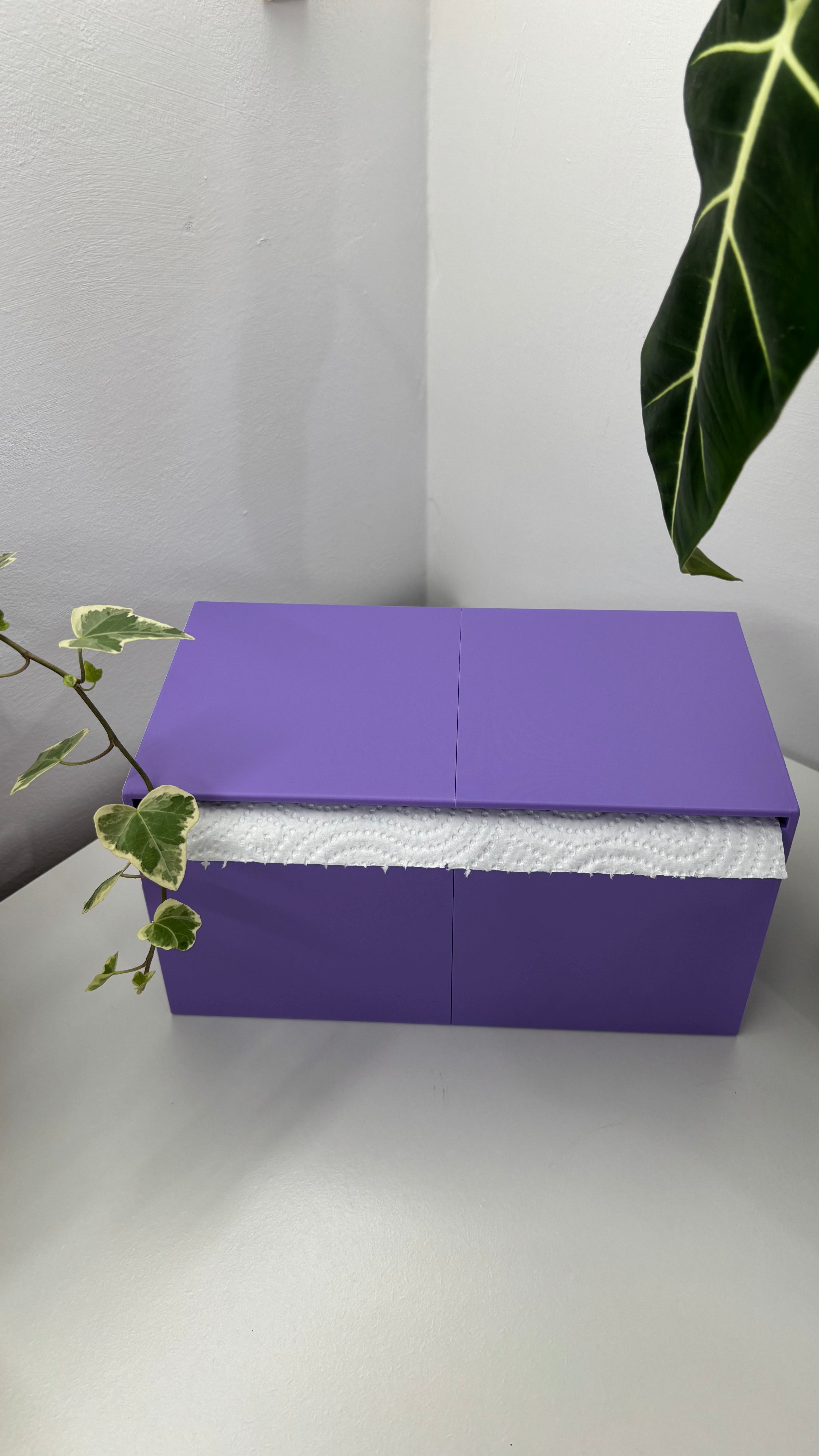 Soporte de papel modular para baño y cocina: diseño flexible imprimible en 3D