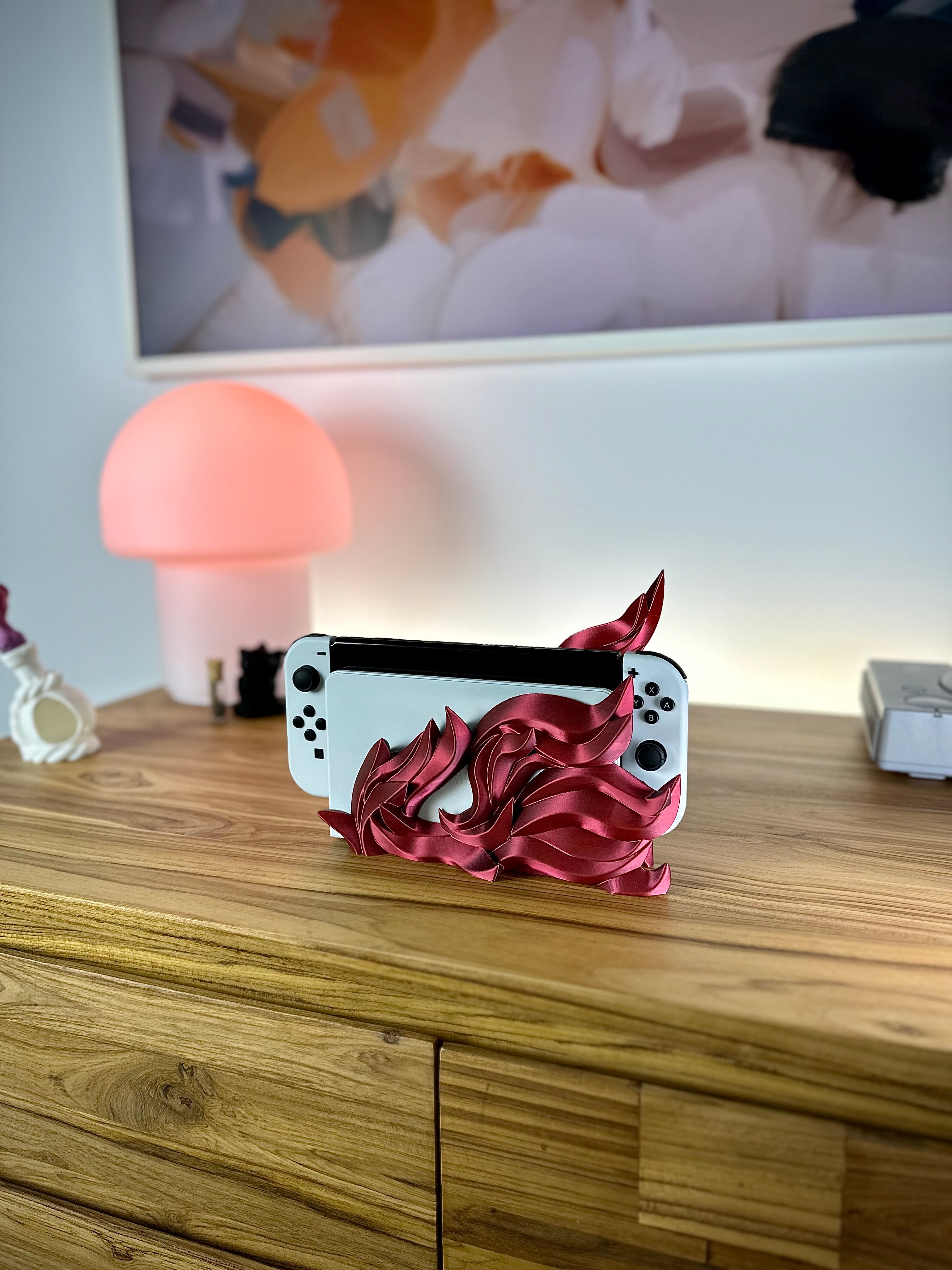 Base de llama elegante para Switch OLED/Clásico