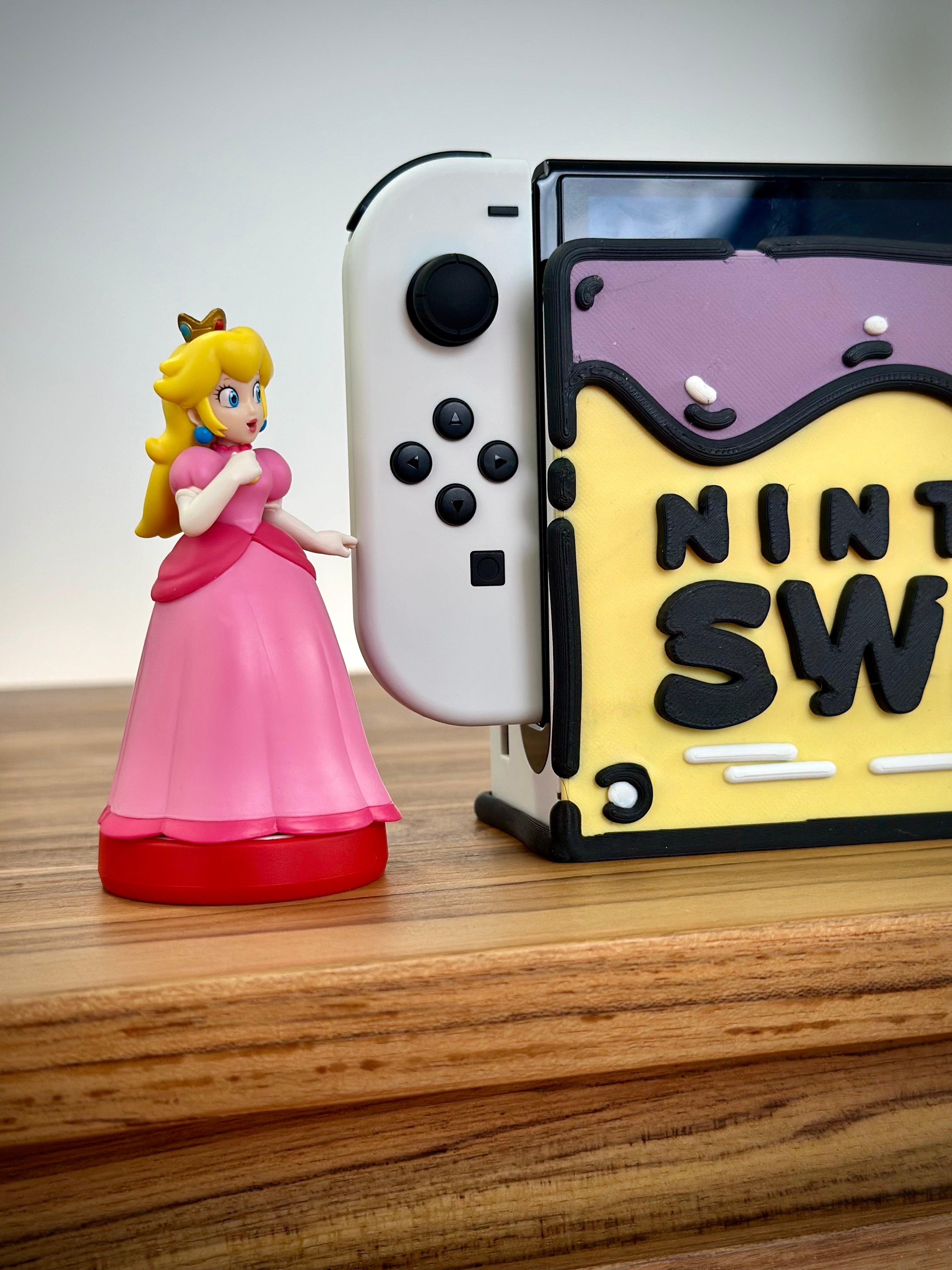 Placa frontal para Nintendo Switch/OLED con diseño de pastel de dibujos animados