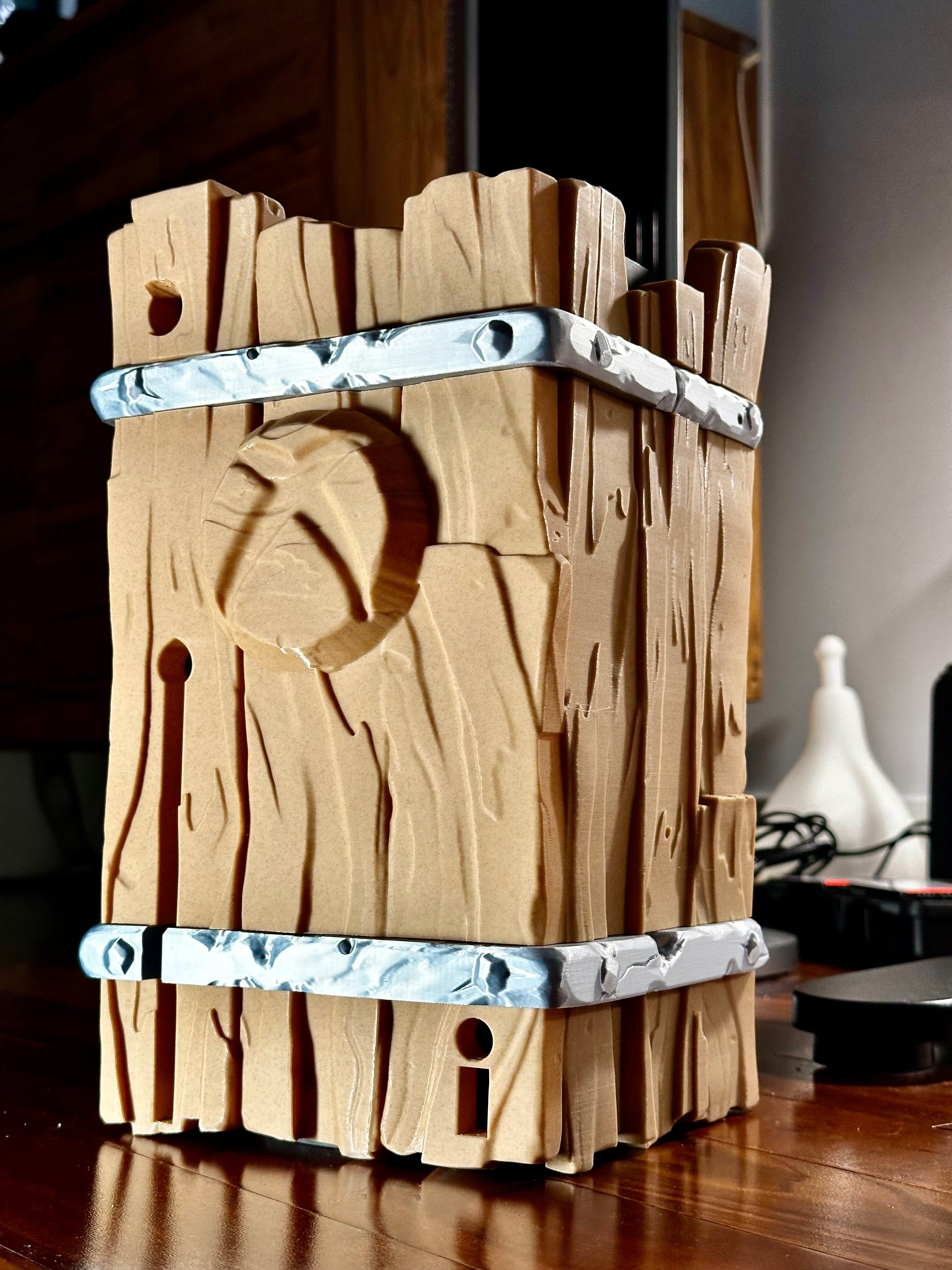 Soporte para Xbox Series X en diseño de madera