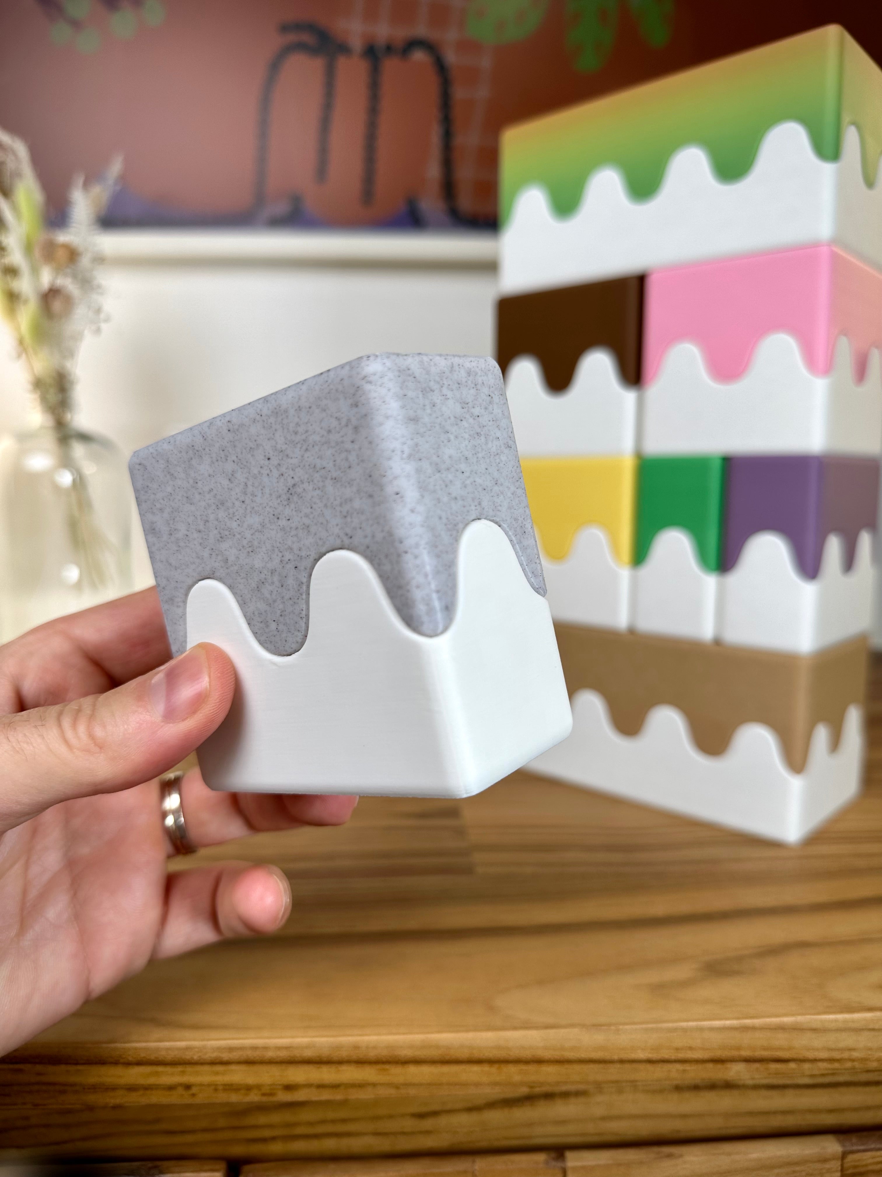 Lindas Cajas Apilables con Diseño Ondulado