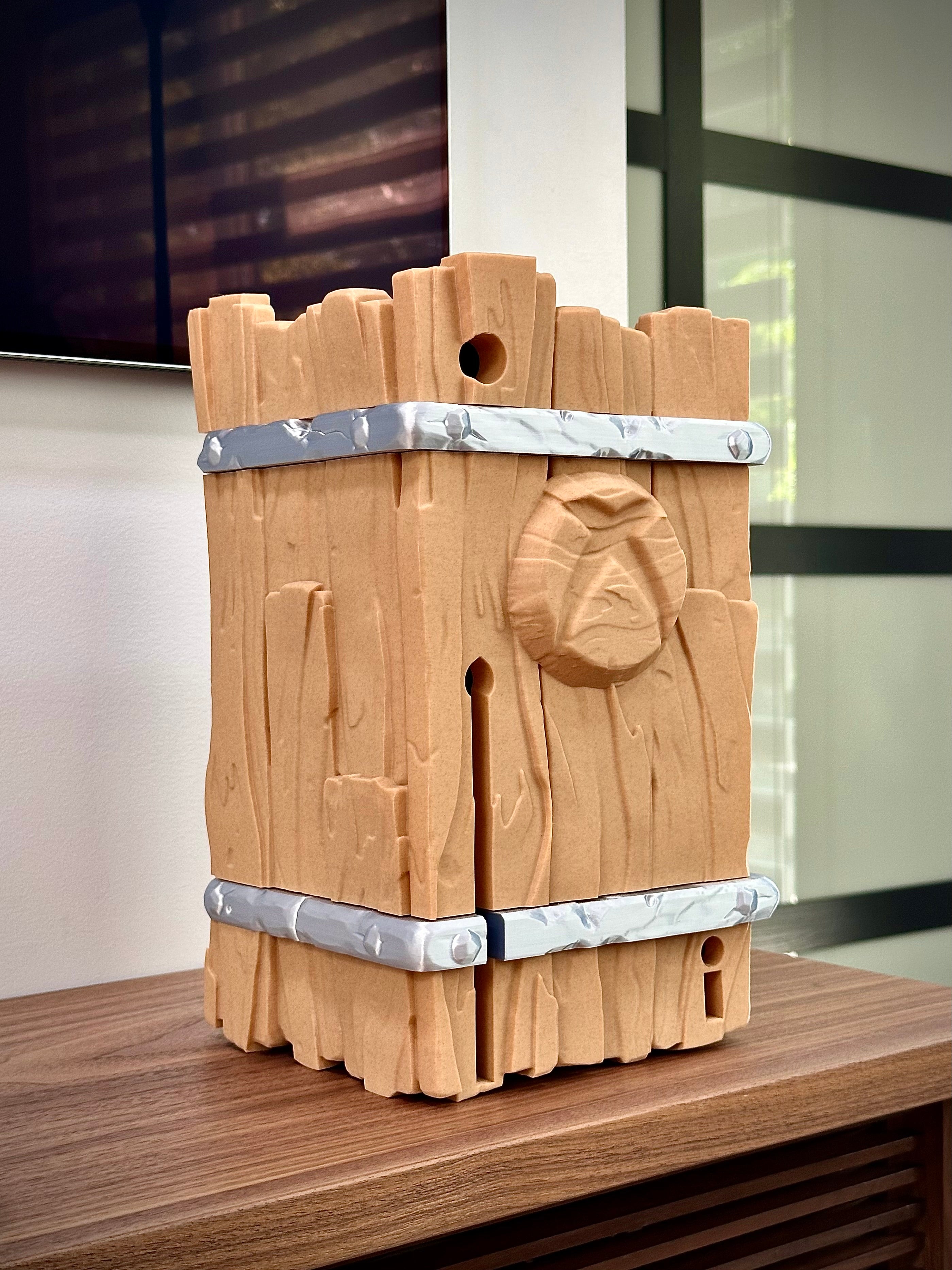 Soporte para Xbox Series X en diseño de madera