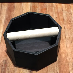 Práctica caja de golpe para espresso para posos de café