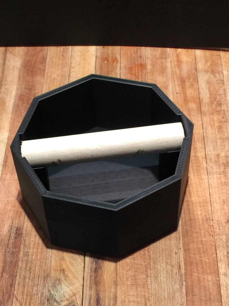 Práctica caja de golpe para espresso para posos de café