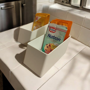 Organizador de almacenamiento práctico para ingredientes de repostería y especias