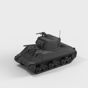 Tanque M4A4 Sherman para wargaming histórico