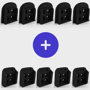Oferta de paquete: 5 portaherramientas y 5 portapilas para Makita 18v
