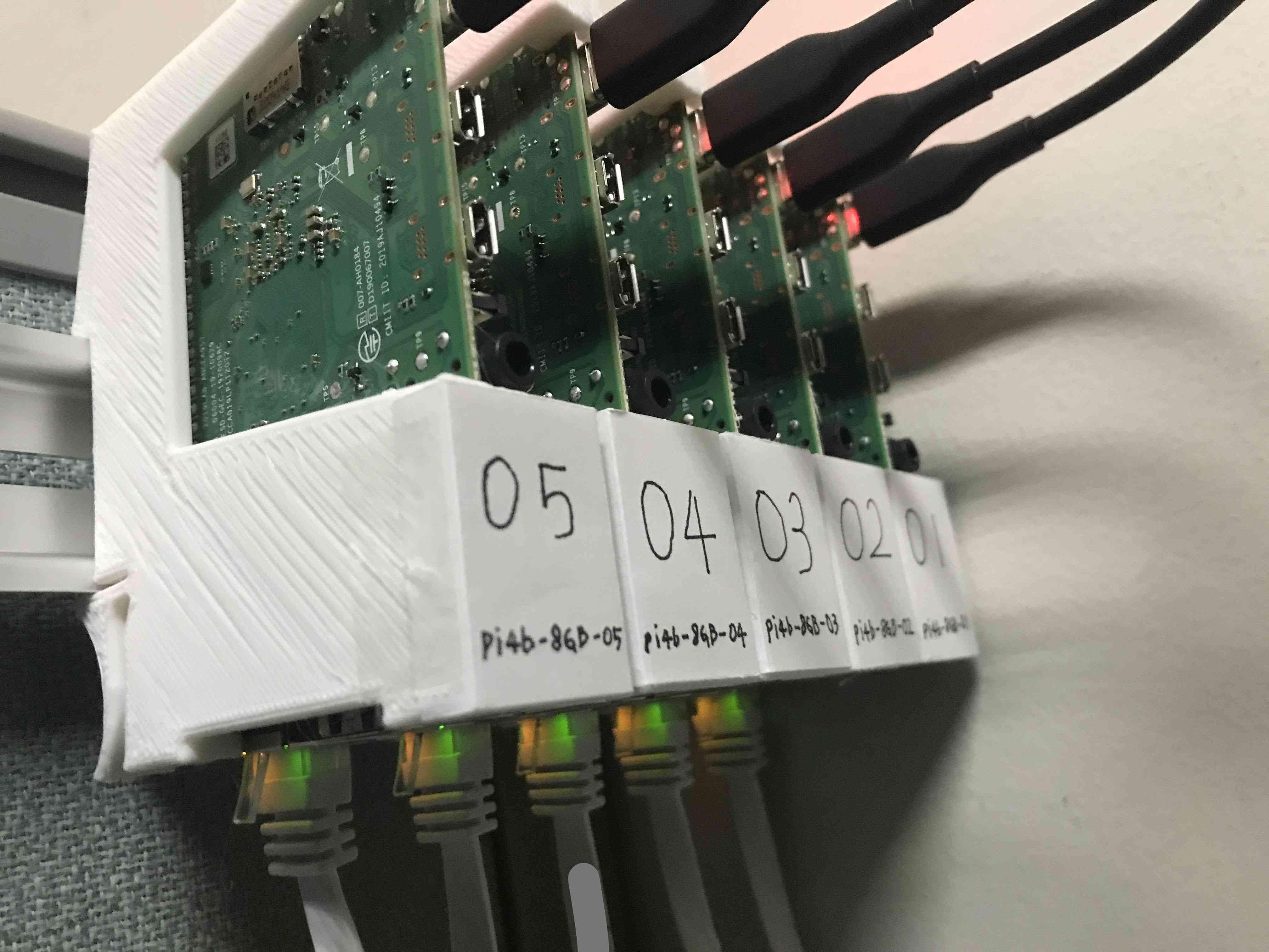 Soporte de riel DIN para Raspberry Pi 3, 4, 5 (¡solo piezas impresas en 3D!)