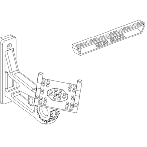 Soporte de pared para LEGO Republic Gunship 75021