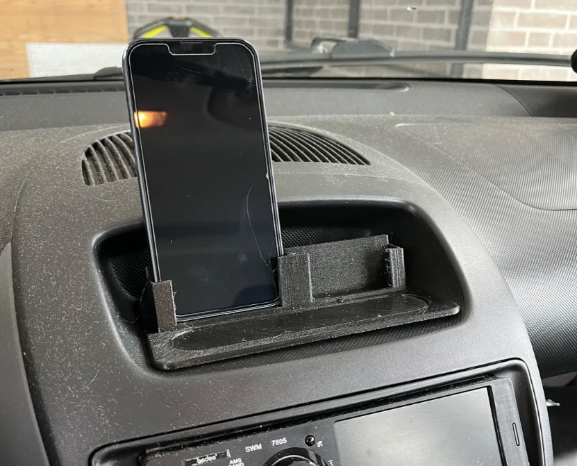 Soporte de teléfono para coche para Toyota Aygo, Peugeot 107, Citroen C1 (modelos 2005-2018) - iPhone 12/13/14 y iPhone 12/13 mini