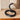 Escultura de serpiente BlackMamba decorativa y minimalista