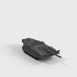 Miniatura de tanque sueco Stridsvagn 103 S-Tank