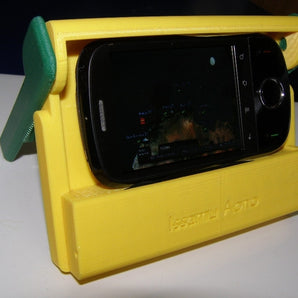 Soporte para smartphone con soporte para auriculares
