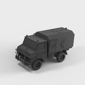 Miniatura de Mercedes Unimog 2t gl Bundeswehr