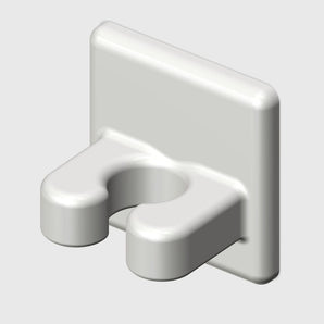 Soporte de pared para cables para cables organizados