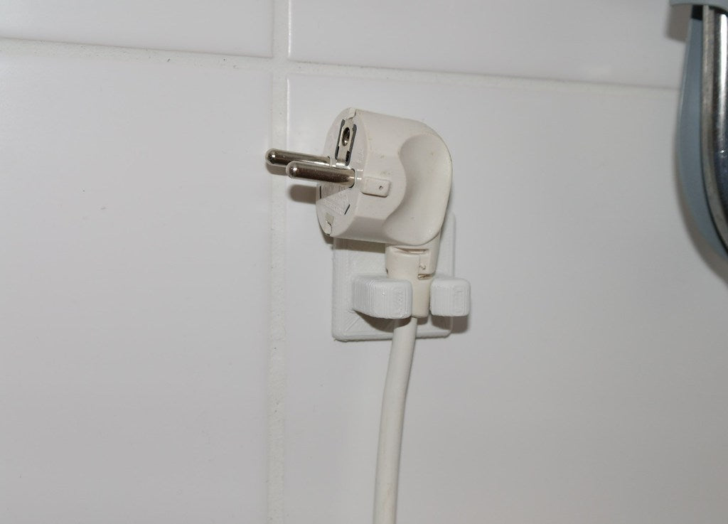 Soporte de pared para cables para cables organizados