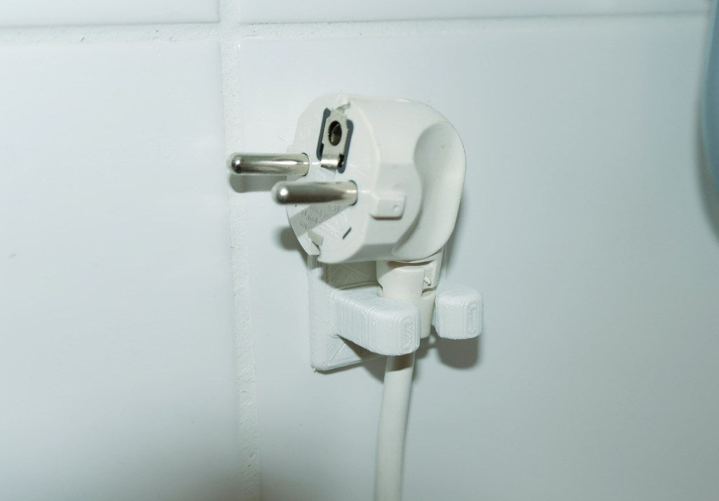 Soporte de pared para cables para cables organizados